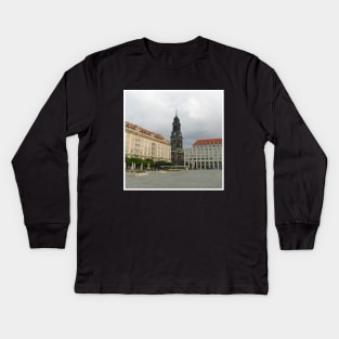 Dresden Germany sightseeing trip photography from city scape Europe trip Kids Long Sleeve T-Shirt